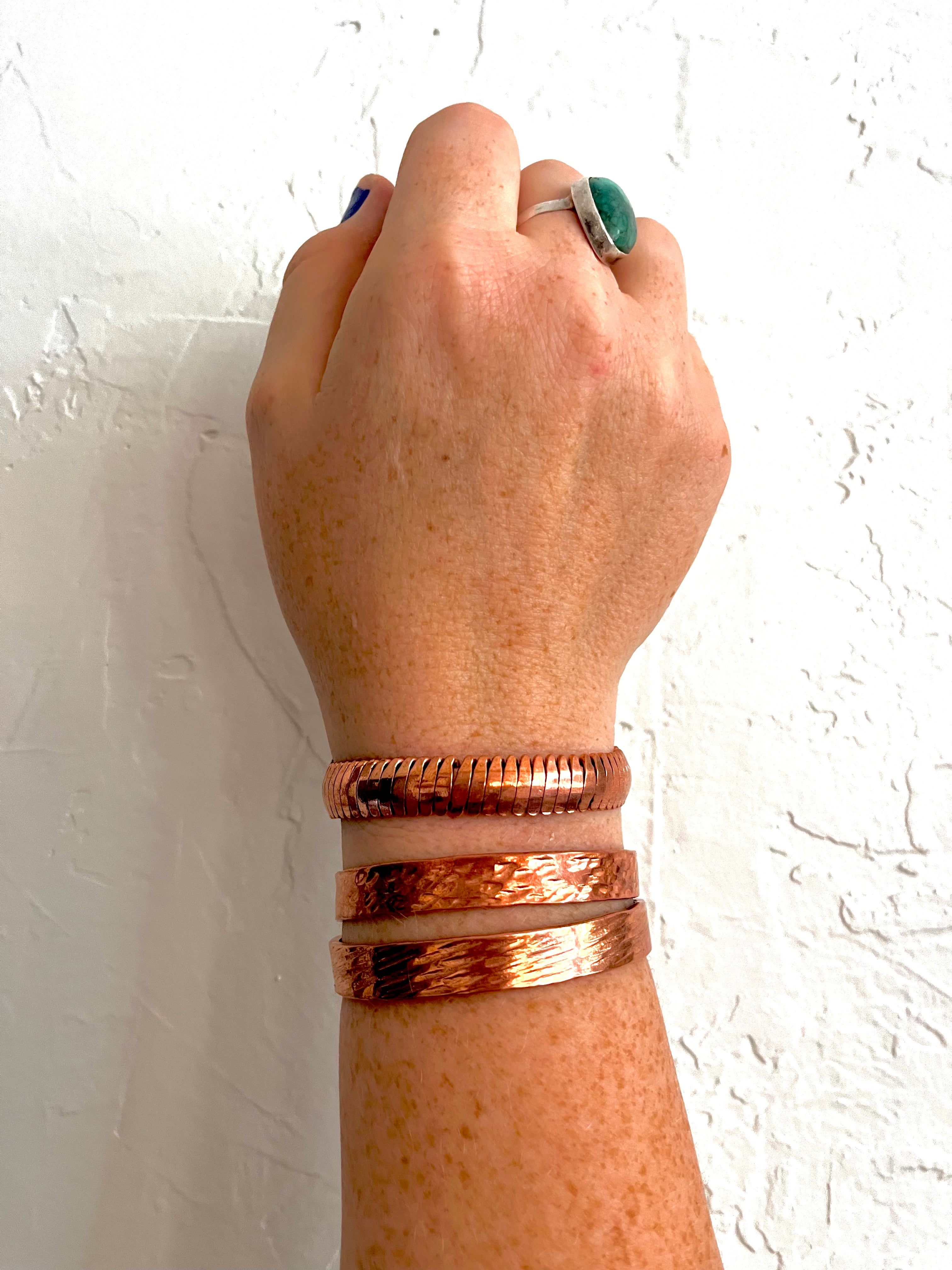 Uémbeni Hand-Hammered Bracelets