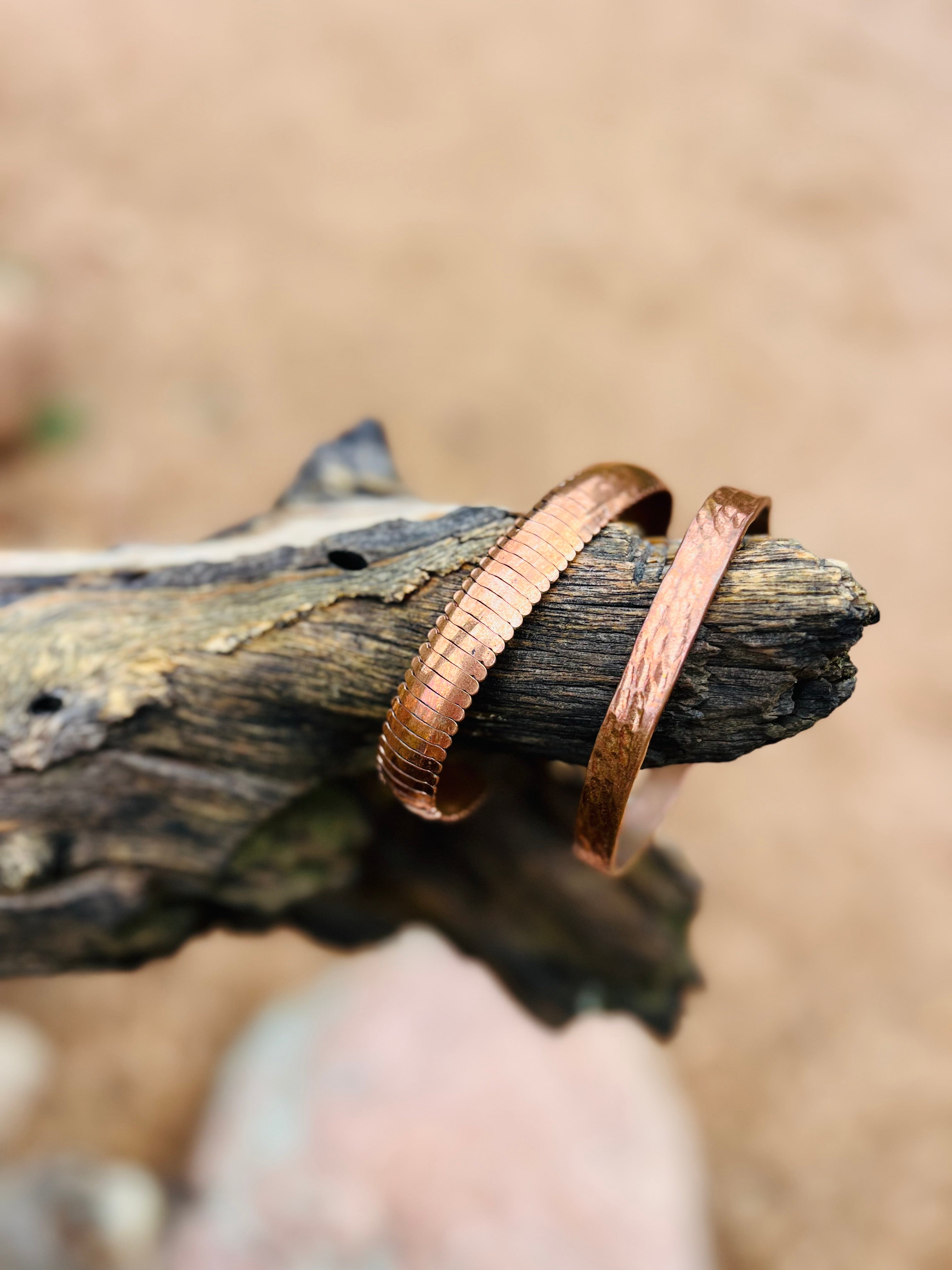 Uémbeni Hand-Hammered Bracelets