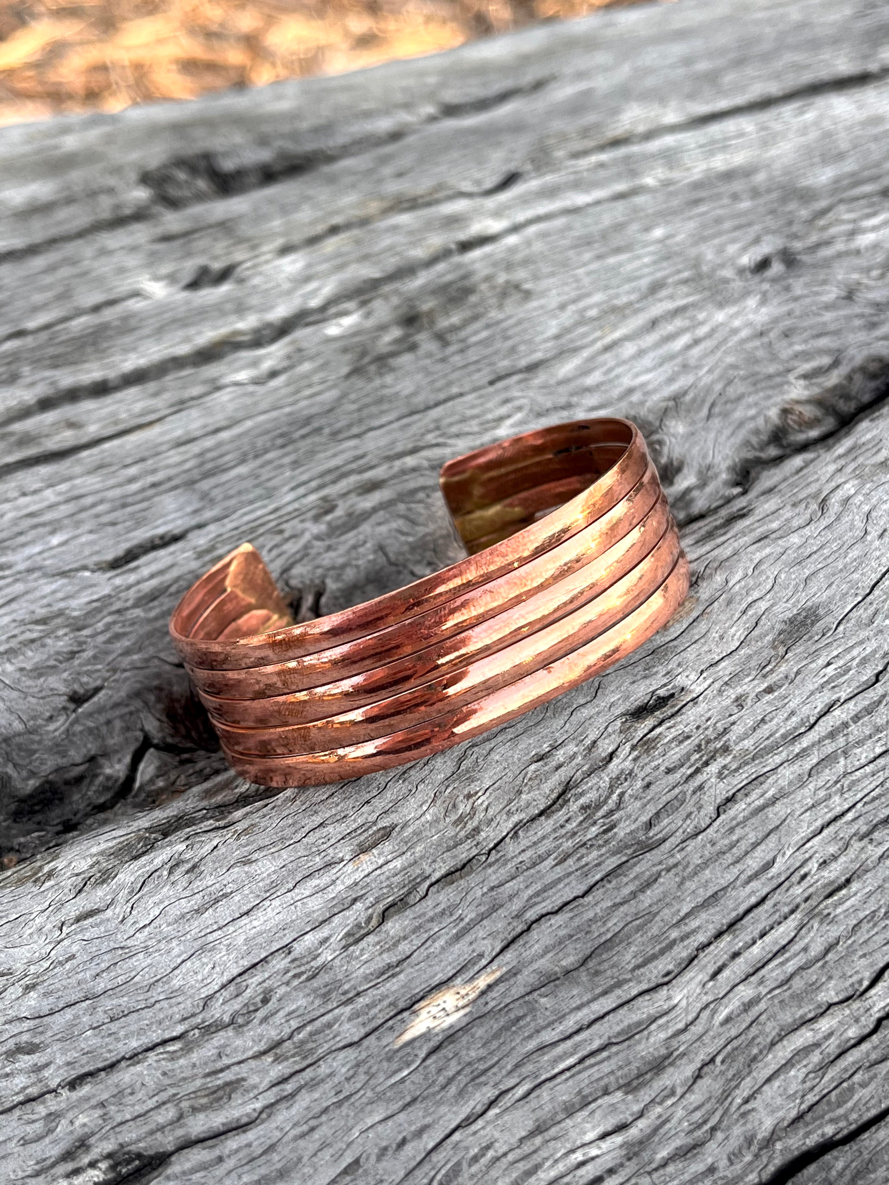 Uémbeni Hand-Hammered Bracelets