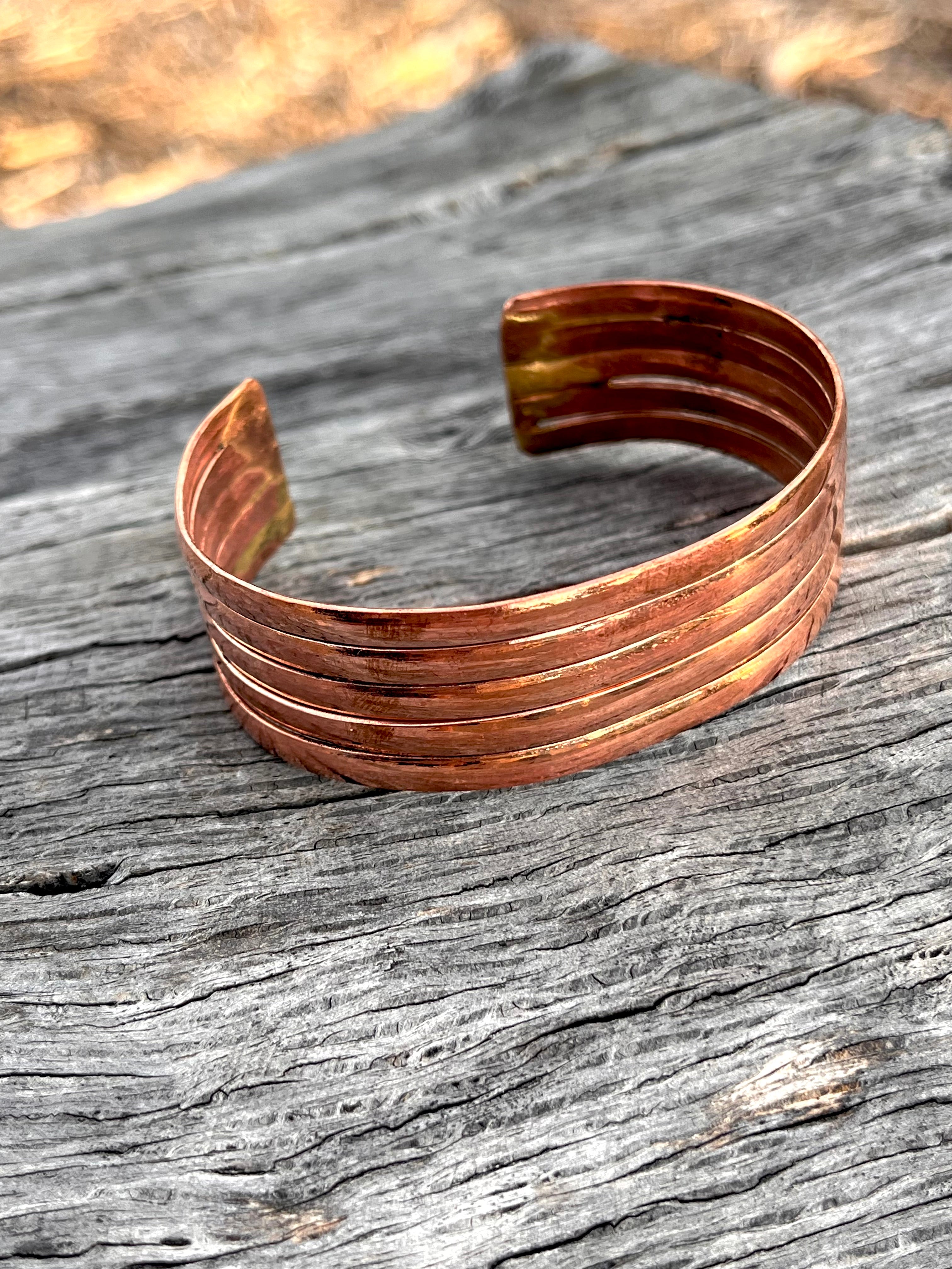 Uémbeni Hand-Hammered Bracelets